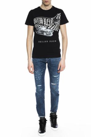 Embroidered logo t-shirt, zdjęcie 2 Embroidered logo t-shirt od Philipp Plein